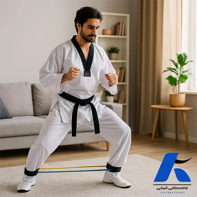 کش پا تکواندو برای تمرین در خانه